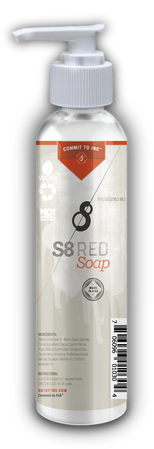 RED Soap - 8 oz Bottle