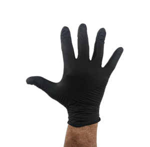 Black Nitrile Gloves, Case, Large