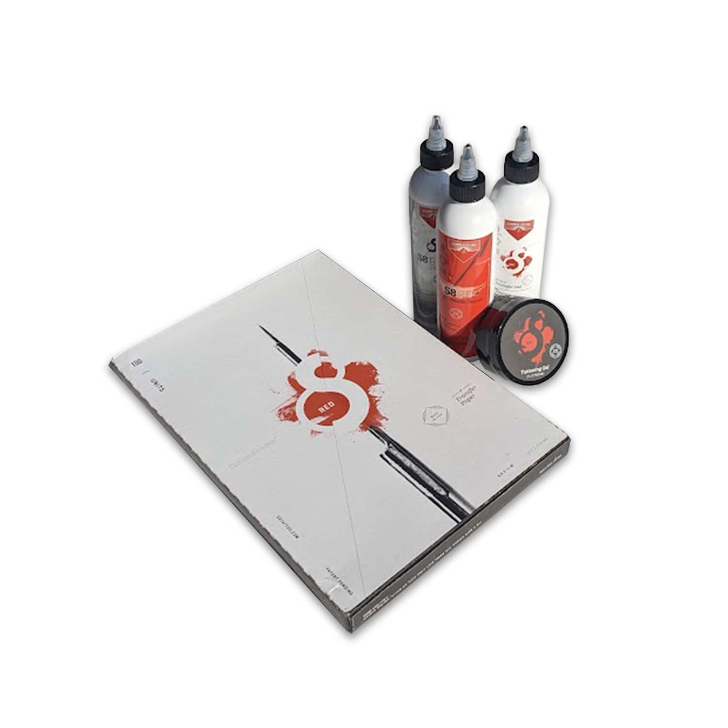 S8 RED Tattoo Stencil Paper – Thermofax printer, Impact printer and  Freehand Ready - 50 Ct